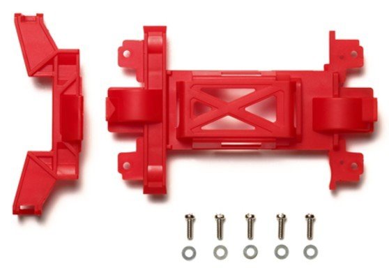 Tamiya 95367 - Reinforced Gear Cover (for MS Chassis) Red Mini 4WD Station
