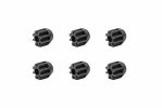 Tamiya 15453 - JR Carbon Reinforced Pinion - 8T Pinion Gear 6pcs