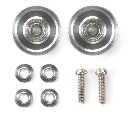 Tamiya 15437 - 13mm Aluminum Ball-Race Rollers (Ringless)