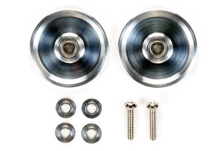 Tamiya 15464 - JR HG Aluminium Ball-Race Rollers - 19mm (Ringless) GP.464