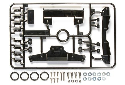 Tamiya 94982 - JR Aero Hi-Mount Roller Set (Black)