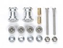 Tamiya 95380 - Lightweight Double Aluminum Rollers (9-8mm)