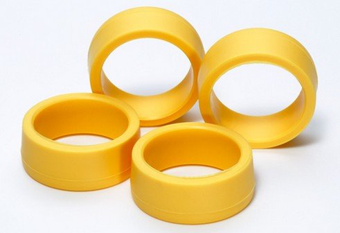 Tamiya 95205 - Low-Profile Offset Tread Tires (Hard/Yellow)