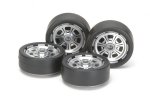 Tamiya 15409 - JR Wheel w/Aluminum Disc Set - 7-Spoke Markings