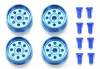 Tamiya 94732 - HG Aluminium L Narrow Wheels Blue*4