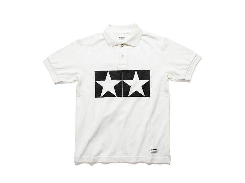 Tamiya 67467 - JW Tamiya Logo Polo Shirt White XL (Jun Watanabe)