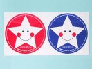 Tamiya 9966745 - Smile Round Logo Sticker 110x210mm