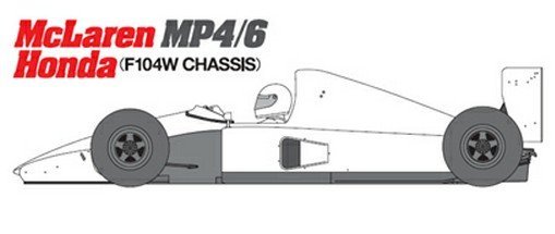 Tamiya 84193 McLaren MP4/6 1/10 F104W Assembly Kit