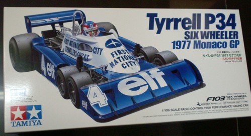 Tamiya 84263 Tyrrell P34 1977 Monaco GP F103 Heritage Kit