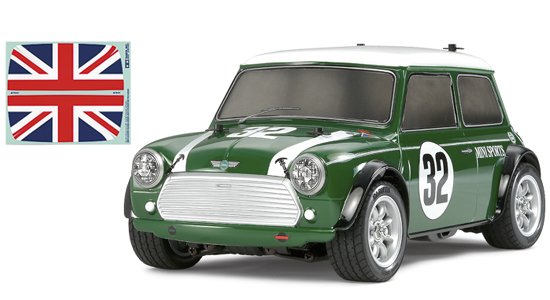 Tamiya 84183 - 1/10 RC Mini Cooper w/Union Jack Sticker Finished Body - M05 Chassis