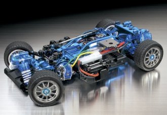 Tamiya 84131 M05 PRO Blue Plated Tunable 1/10 Chassis Kit