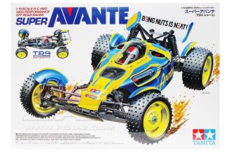 Tamiya 58696 - 1/10 Super Avante TD4 Off-Road RC Kit, Collector