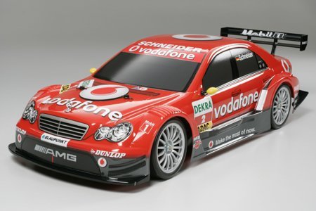 Tamiya 58379 - 1/10 RC AMG Mercedes DTM 2006 - TT01 Vodafone Finished Body - TT-01 Chassis