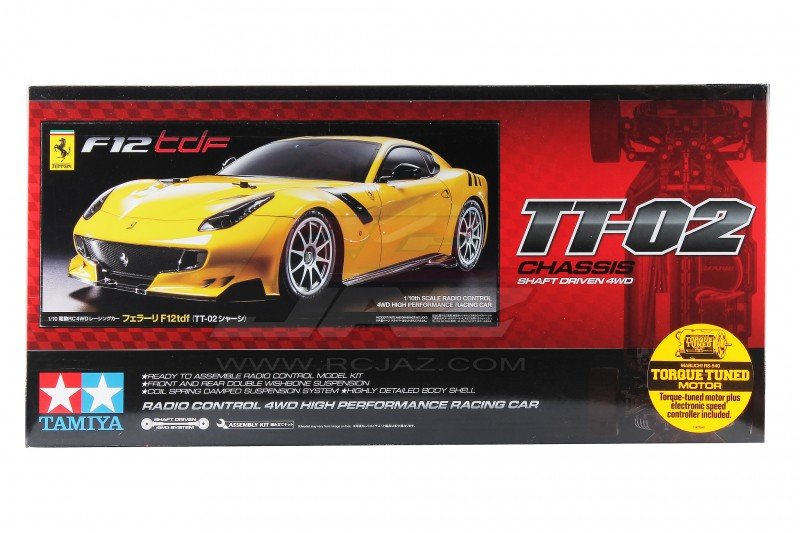 Tamiya 58644 - 1/10 Ferrari F12 TdF (2016 special version of F12berlinetta) TT-02