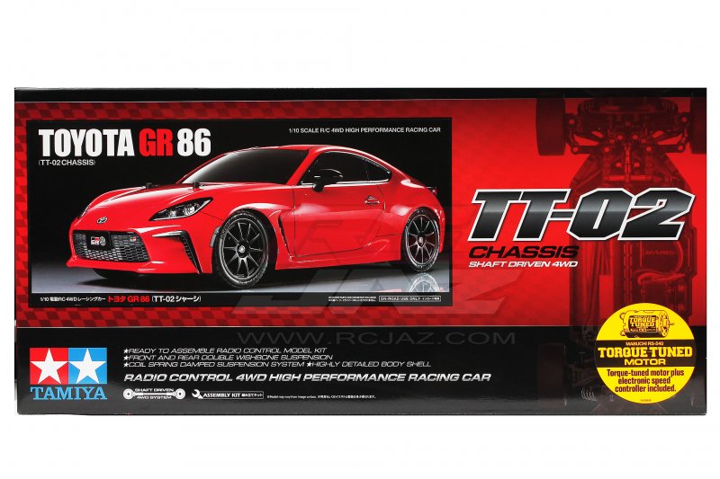 Tamiya 58694 - 1/10 Toyota GR86 (TT-02 chassis)