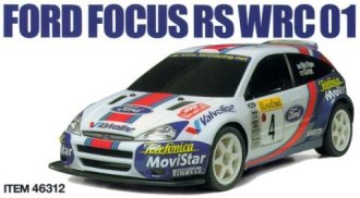 Tamiya 46312 1/10 RC QDS Ford Focus RS WRC 01 Electric Touring Car