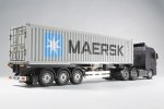 Tamiya 56326 - 40ft 3-Axle Maersk Container Semi-Trailer for TAMIYA 1/14 R/C TRACTOR TRUCK