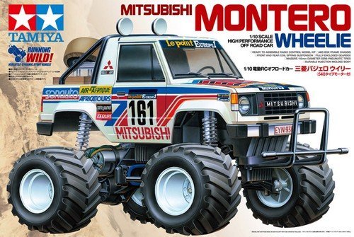 Tamiya 58499 1/10 RC Mitsubishi Montero Wheelie Kit - Heritage Edition