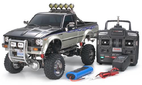 Tamiya 58397COMBO - 1/10 RC Toyota Hilux High-Lift 4x4 Full Operation Kit Super Combo 58397