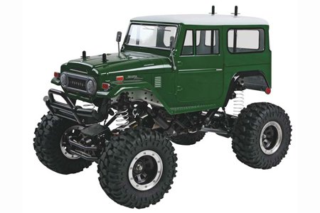 Tamiya 23657 - 1/10 RC RTR Toyota Land Cruiser (Green) CR-01 Chassis 4X4 Off Road Car Full Set Finish