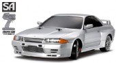 Tamiya 51365_57984_COMBO - 1/10 RC RTR XB 2.4Ghz Skyline Nissan GT-R R32 (Clear Body) (TT-02 Chassis)