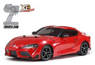 TAMIYA XB PRO TT-02 RC スープラ赤 24G Tamiya 58674A - 1/10 Toyota GR Supra Kit - TT-02 Chassis Kit
