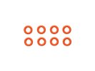 Tamiya 42259 - RC 5mm Gear Differential O-Rings (Red/8pcs.)