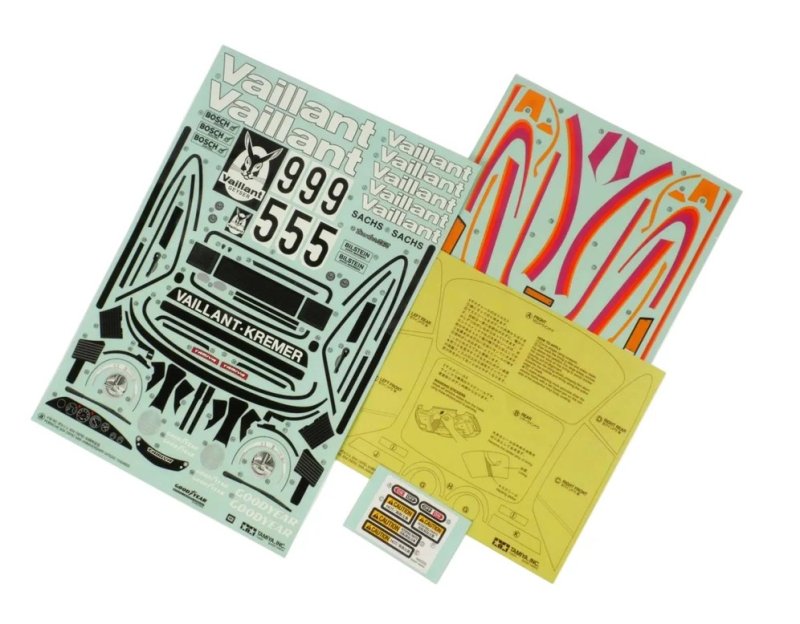 Tamiya 9494265 - Stickers/Masking For 47524 Porsche 934 (1976) 50th Anniversary