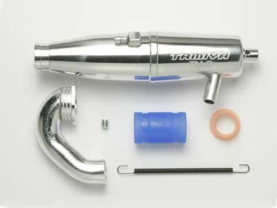 Tamiya 41070 - TM-9 Race-Tuned Muffler & Manifold Set