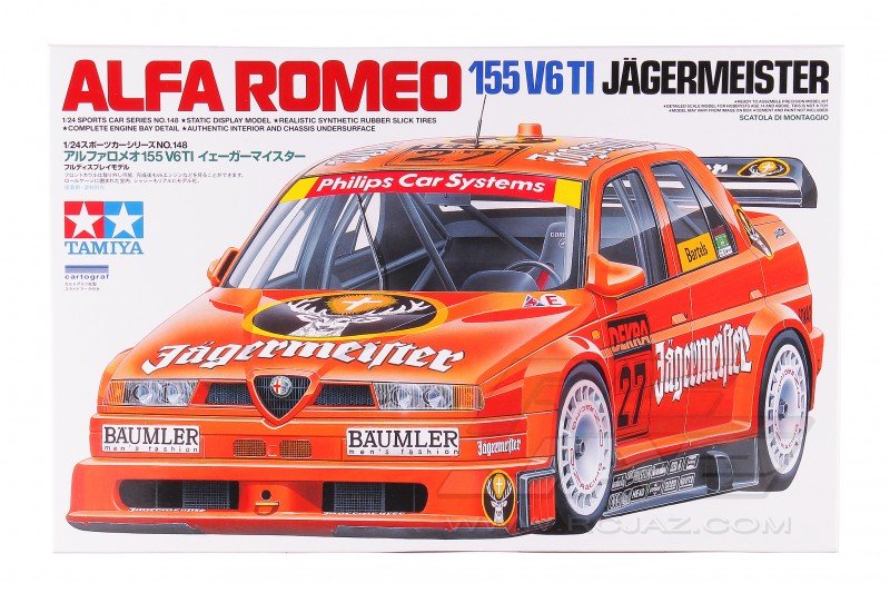 Tamiya 24148 - 1/24 Jagermeister Alfa Romeo 155 TI