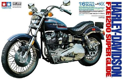 Maquette Tamiya Harley Davidson 1/6 - Motocyclette à Monter, Neuve