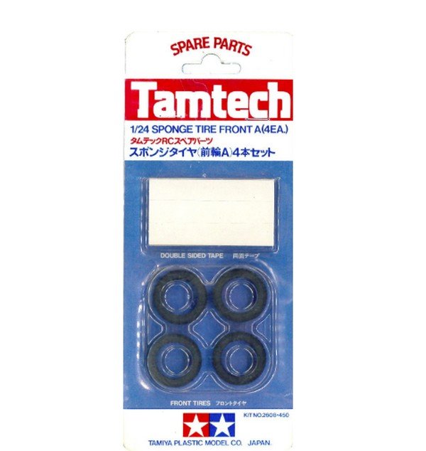 Tamiya 40008 - 1:24 Sponge Tire Front