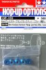Tamiya 53159 - RC Anodized Flange Lock Nuts - 4mm (Blue 5pcs) OP-159