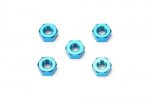 Tamiya 54411 - RC 3mm Aluminum Nut Blue OP-1411