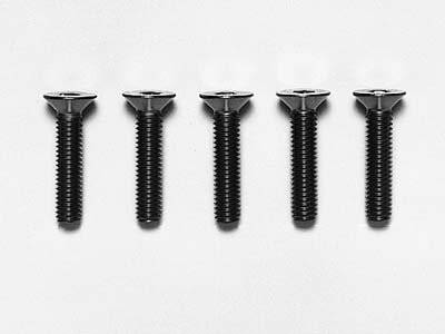 Tamiya 53775 - 3x14mm Countersunk Hex Head Screw / Blue OP-775