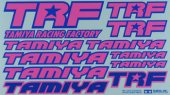 Tamiya 49246 - TRF Sticker B - Blue/Pink