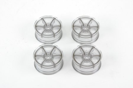 Tamiya 49404 - M-Narrow 6-Spoke Wheels (+2)(Somke)