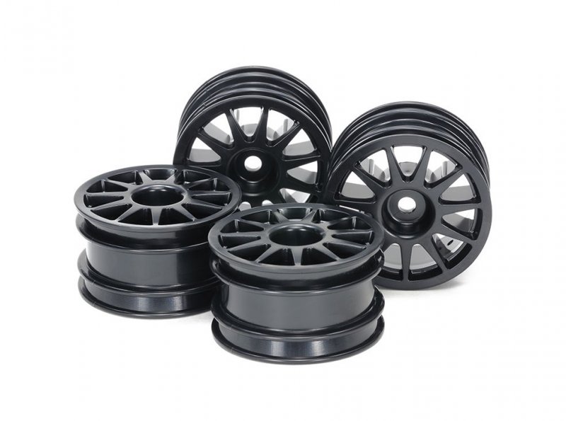 Tamiya 51665 - M-Chassis 11-Spoke Wheel Black (4 Pcs.) SP-1665