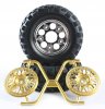 Tamiya 54484 - RC Rock Block Tires w/2-Piece Mesh Wheel for CC-01 OP.1484