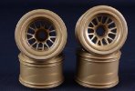 Tamiya 54527 - RC F104 Mesh Wheel Set (Gold) OP.1527 OP-1527