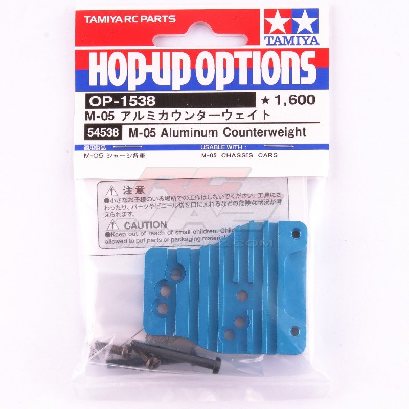 Tamiya 54538 - M-05 Aluminum Counterweight - L/R OP.1538 OP-1538