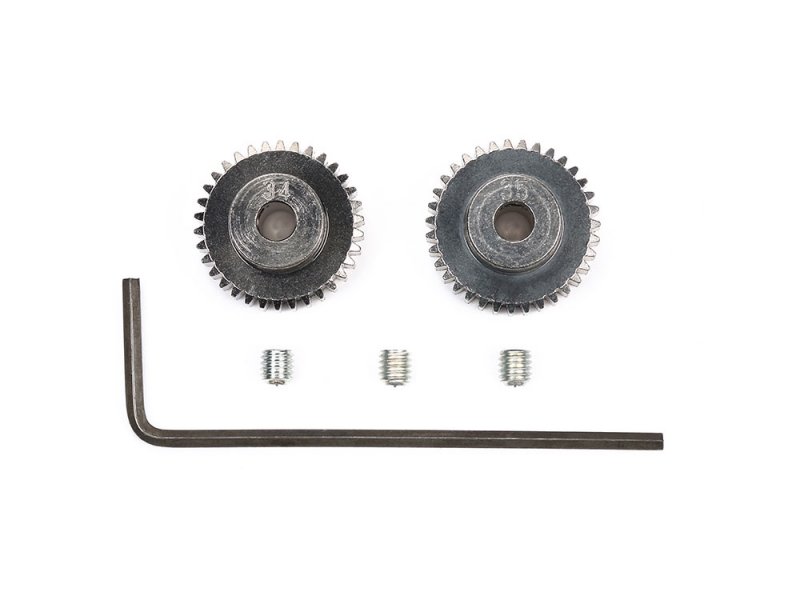 Tamiya 53405 - 0.4 Aluminum Pinion Gear 34T/35T OP-405