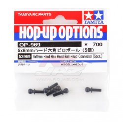 53969 Tamiya 5x8mm Hex Head Ball Connector OP 969