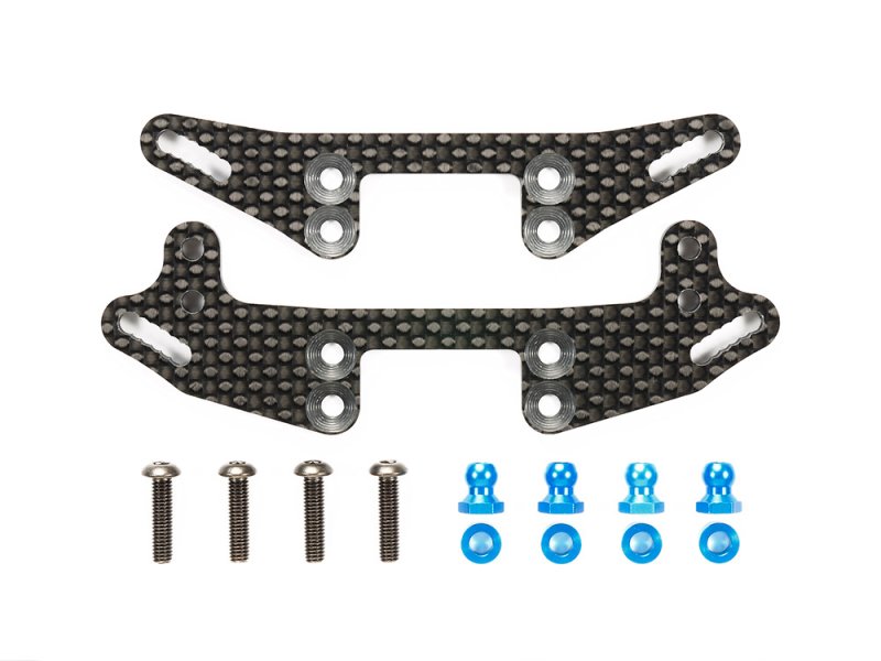 Tamiya 54746 - TA07 Carbon Damper Stay Set (for TRF Super Short Big Bore Dampers) OP-1746