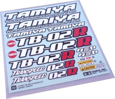 Tamiya 9494086 - Sticker for 49348