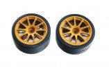 Tamiya 51219 - Drift Tires Type D & Wheels (Fits all Touring Cars)