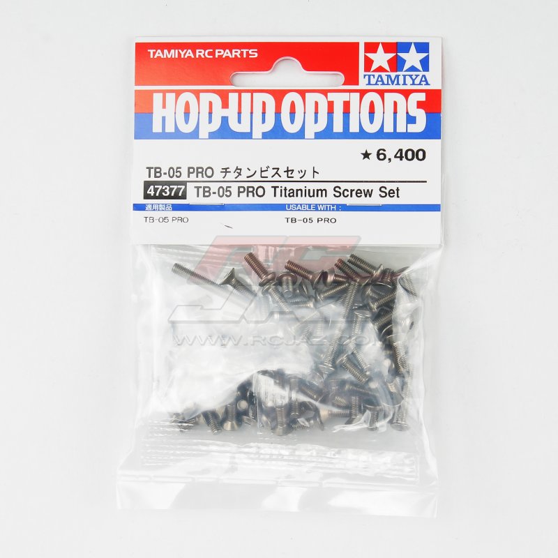 Tamiya 47377 - Titanium Screw Set TB-05 PRO