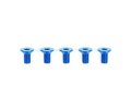 Tamiya 53771 - 3x6mm Countersunk Hex Head Screw / Blue (5pcs) OP-771