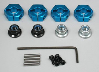 Tamiya 53496 - Low Aluminum Hex Hubs Terra Crusher / TGM- OP-496