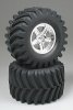 Tamiya 50954 - Terra Crusher Front Tire/Wheel  (1 Pair) SP-954
